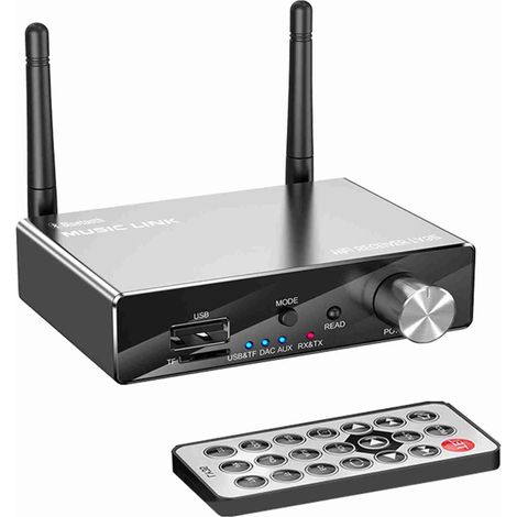 Émetteur Récepteur Bluetooth 5.3 6 en 1 Sans Fil Audio Aux pour Téléphones Ordinateurs TV Projecteurs Amplificateurs