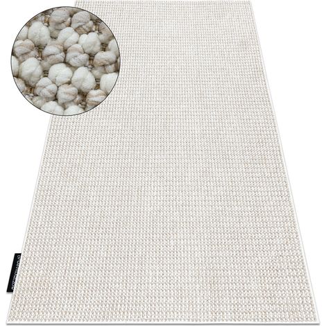 Carpet CASABLANCA LOOP white / beige loop, soft beige 60x100 cm