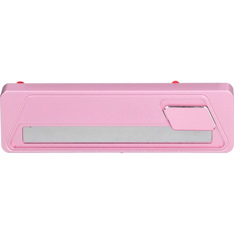 Plaquette de stationnement temporaire pour voiture, numéro de contact escamotable et personnalisé, discret pour parking, design numérique amovible, rose (1/5)