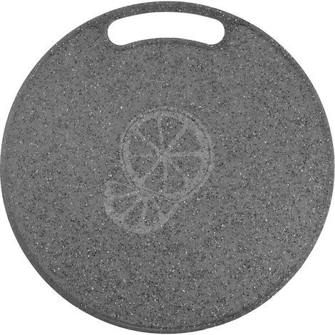 Planche à découper Cabilock, bloc à découper rond imitation marbre, planche à découper suspendue pour fruits et légumes-31.00X31.00X0.50CM (1/3)