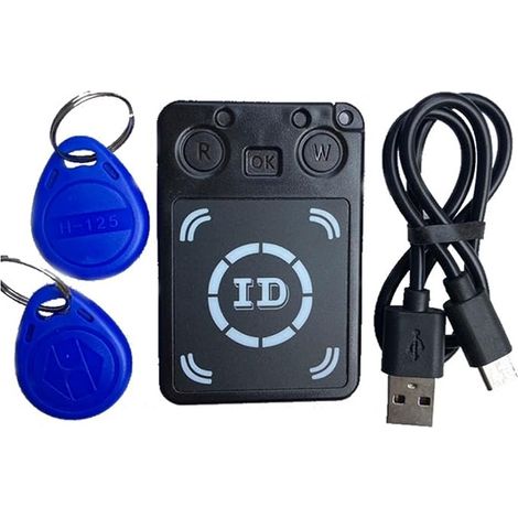Programmatore, fotocopiatrice, scrittore, lettore, incisore e clonatore RFID a 125 kHz per carte d'identità e chiavi riscrivibili. (1/5)
