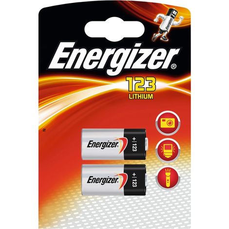 ENERGIZER 6 Blisters de 2 CR123