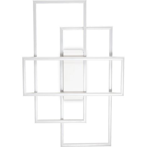 Ideal Lux FRAME Plafonnier semi-encastré à LED intégré rectangulaire blanc 2700K
