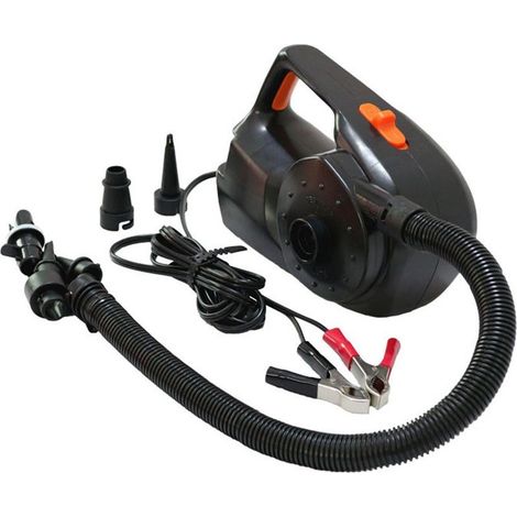 Pompe à air électrique rechargeable pour voiture 12V 100W – pour kayak, bateau, piscine, ballon – souffleur portable