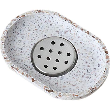 Soap Dish with Drainage and Minimalist Design in Resin and (1/5)