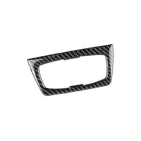 Für 3er BMW F30, F31, F32, F33, F34 (328i, 325i) Baujahre 2012–2020: Abdeckung für den automatischen Lichtschalterrahmen in Carbonfaser-Optik