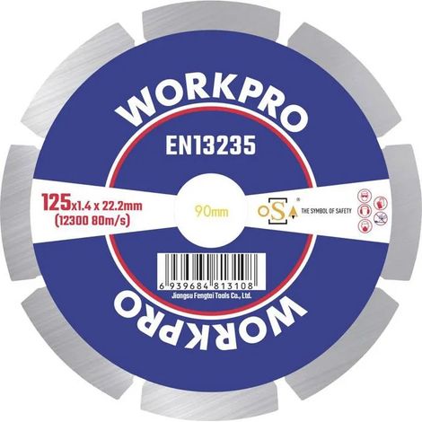 Disco de corte WorkPro gsosse-2 diámetro 125 mm 1 pieza