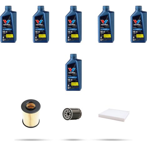Kit tagliando 3 FILTRI e 6L OLIO compatibile con Ford Focus III 2.0 EcoBOOST ST 184kw dal 2012 (1/5)