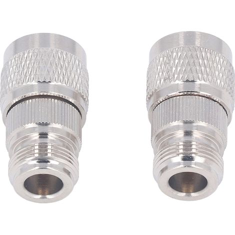 2 Stück N-Buchse auf N-Stecker Adapter Breitband-HF-Anschluss für Antennenverlängerungskabel (1/5)