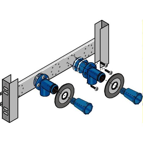 Éléments d'assemblage Huter. Raccords AP pour cloisons sèches, construction en surface et encastrée