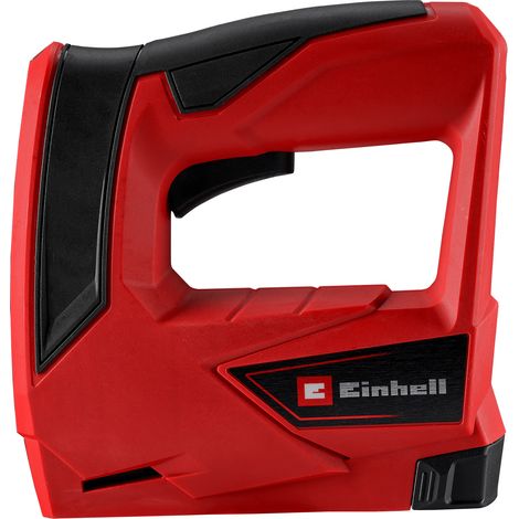 Einhell Akku-Tacker TC-CT 3,6 Li (3,6 V, 1,3 Ah, 30 Schüsse/min, ergonomischer Softgrip, Sicherheitsnase, Lieferung inkl. Metallbox, Ladegerät & 1000 Klammern) (1/5)