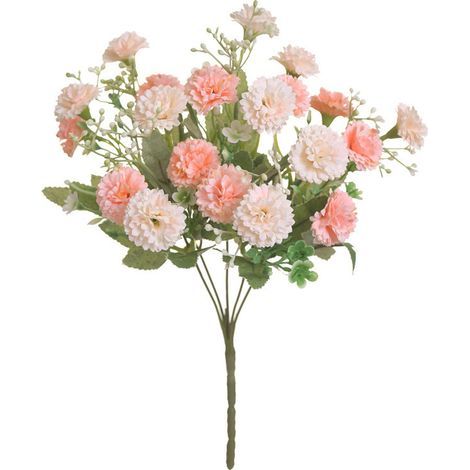 2 künstliche Blumen – Champagner-Hortensien – Luxuriöse Wohndekoration (1/5)