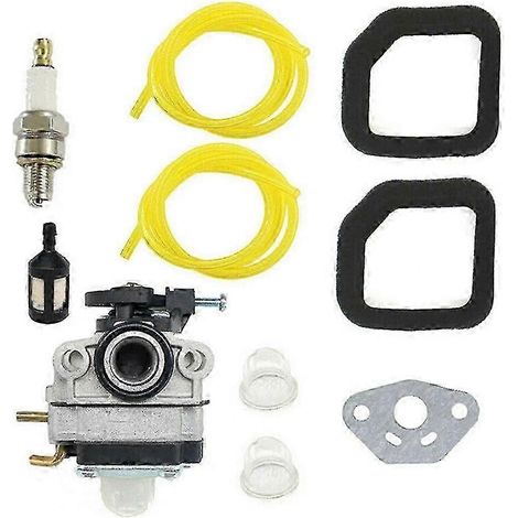 Kit de carburateur avec tuyau de filtre à air de rechange compatible Ryobi RLT254CDSO RLT254CSEON et Ruixing, accessoires pour outils de jardin. (1/5)
