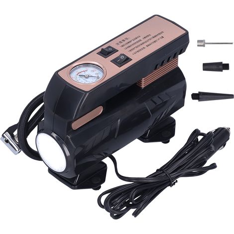 Pompe à air portable 12V 120W compresseur numérique gonflage pneu moto électrique (1/5)