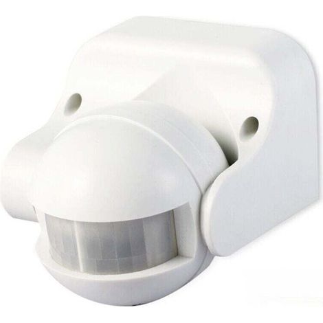 Détecteur de Mouvement Extérieur IP44, Montage en Saillie, programmable, Capteur Infrarouge, Portée 12m/ 180°, LED adapté, orientable, Max. 800W/400W (1/3)