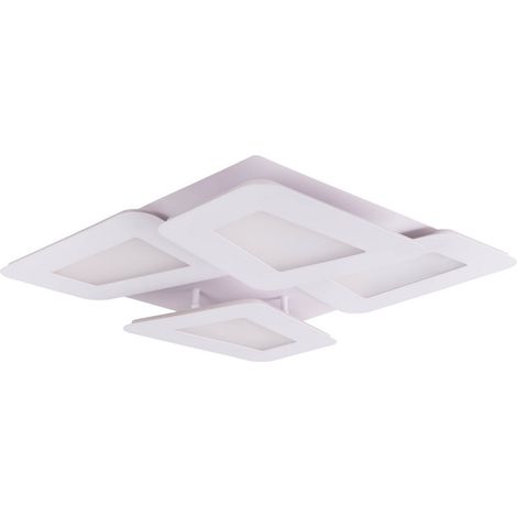 Naeve SIMEN Plafonnier semi-encastré à LED intégré à intensité variable, blanc 3 000-6 500 K, télécommande (1/5)