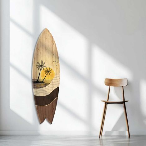 Planche de surf décorative Sunset Ride (1/4)