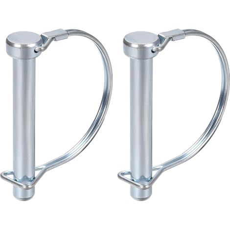 10mm x 80mm (DxL) Goupille de Verrouillage d'Arbre 2Pcs – Ton Argent (1/5)