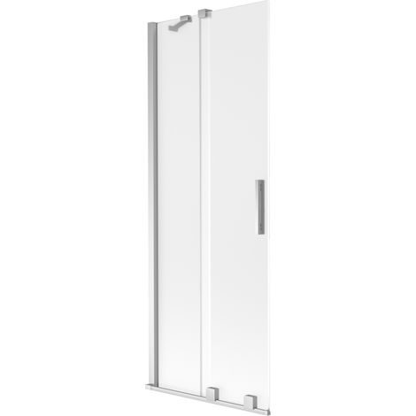Mexen Velar paroi de baignoire coulissante 2 volets 70 x 150 cm, sablé, chrome - 896-070-000-31-01 (1/2)