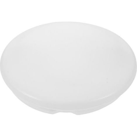 Abat-jour de remplacement en forme de dôme de ventilateur de plafond en acrylique blanc de 18cm, couvercle de luminaire à boule (1/5)