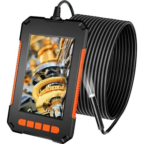 Endoscope - Camera Inspection 1080P - Ecran LCD 4,3 Pouces - Etanche IP67 - Câble Semi-Rigide 10 M - Batterie 2600 mAh - Pour Canalisations Tuyaux Murs (1/5)