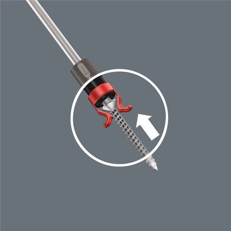 Wera 1441  SB Garra  de tornillo  para hojas  de destornillador,  puntas largas  y llaves  acodadas  con función  de sujeción  para tornillos  - 05073681001