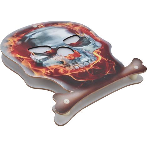 Mini-LED-Totenkopf-Lichterkette, tragbar, energiesparend, gruselige Ambiente-LED-Totenkopf-Halloween-Dekoration (1/5)