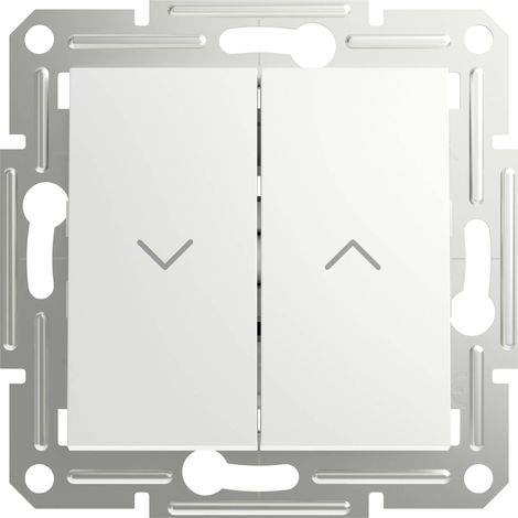 Schneider Electric – Interrupteur pour volet roulant Asfora blanc (RAL 9003) – Indicateur LED à économie d'énergie – Installation facile – EPH1370521D (1/5)