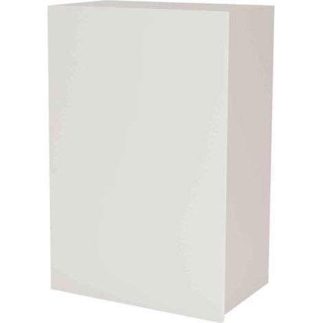 Mueble de cocina alto con una puerta en gris cream y blanco mate. 90 cm(alto)60 cm(ancho)35 cm(largo) (1/4)