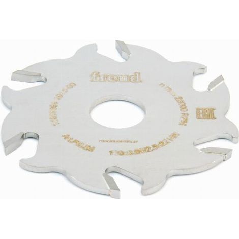 Fresa soldada para montaje de láminas FREUD - Ø100 E3,95 Q22 Z6 - F03FS00656 -FI02M BX3 (1/2)