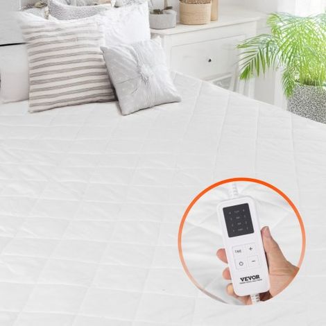 Surmatelas Chauffant - 150x80 cm Chauffe-lit Électrique en Tissu (1/5)