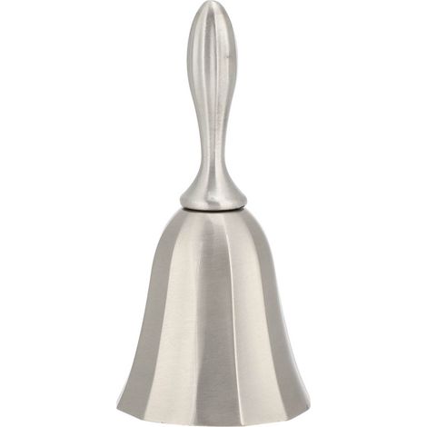 Cloche de repas en alliage de zinc, style ancien européen, décoration artisanale pour maison, rappel de repas innovant, sonore et vintage (1/5)