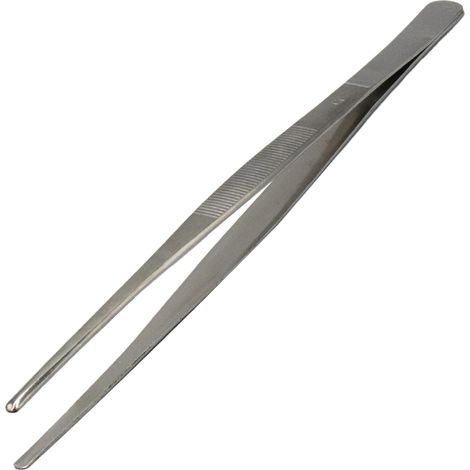 Pince Cuisine Acier Inoxydable - 1 Pièce - 30,5cm - Pointe Dentelée - Cuisson Et Aquariophilie - Argent (1/5)