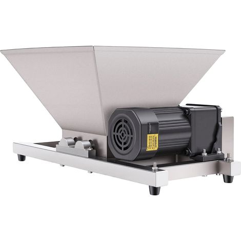 Trituradora de frutas, 60 W de potencia, 75 rpm de velocidad, capacidad de 20 kg/h, voltaje de 220 V, capacidad de 4 L. (1/5)