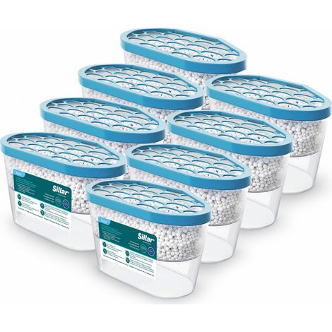 Absorbeur d'Humidité Granulés 8 x 300 g Sans Parfum (1/5)
