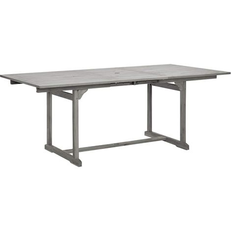 Maison Exclusive - Tavolo da Pranzo per Esterni (150-200)x100x75cm Massello Acacia