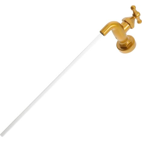 Fontaine Décorative De Table Robinet Invisible, Kit DIY Tube De Raccordement, Ornement De Fontaine Flottante pour Décoration De Jardin Et Bassin Extérieur (1/5)