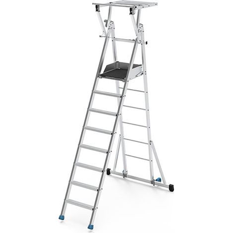 Scaletta 8 gradini - Altezza max di lavoro 4.00m - PIRL8RM (1/5)
