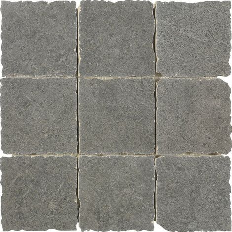 Carrelage effet pierre CAREA Mosaïque 10x10cm Gris Foncé. Anthracite - Naturel - boîte de 0.45 m2 - Mosaïque 10x10cm Gris Foncé. Anthra Mosaïque 10x1