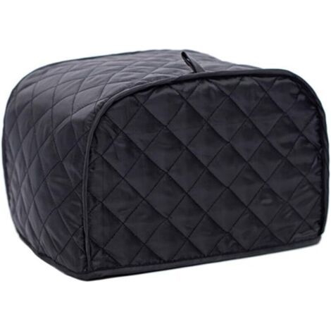 Pair (30 x 28 x 22cm, noir)Housse pour grille-pain à 2 tranches - Petit appareil pour cuisine/protéger le grille-pain de la poussière et des traces de doigts (1/5)