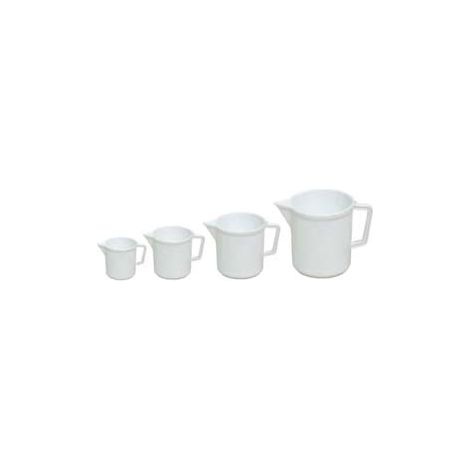 CARAFFE GRADUATE CON BECCO IN PLASTICA- - lt.2 - 5 pezzi