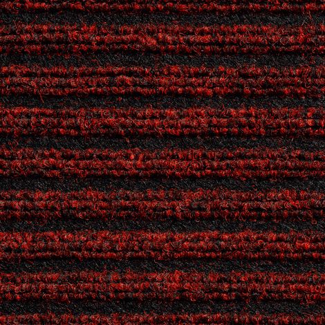 Tapis d'entrée intérieur VILLANDRY 100x200cm Rouge (1/4)