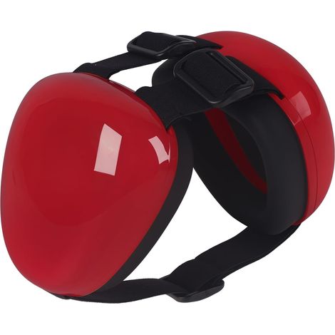 Cache-Oreilles de Protection auditive pour Chien, 29 DB NRR, Protection Contre Le Bruit (Petit, Rouge) (1/5)