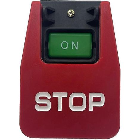 Interrupteur à palette double tension 110 V/220 V, 3 CV à 230 volts, grande palette au genou pour outils électriques, arrêt rapide (1/5)