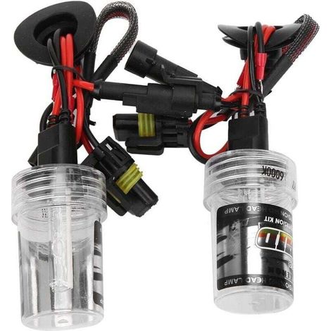 Ampoules de Phare Xenon 6000K. H7 Socket 35W Ampoule de Phare HID de Voiture 6000K Super Power Protection contre les Surcharges Universel 12V (1/4)