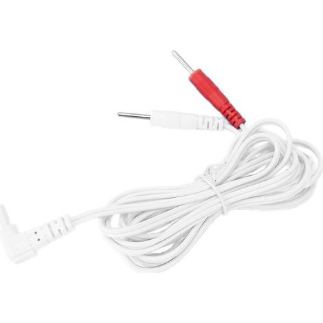Câble de remplacement pour électrodes de massage - Fils de connexion pour appareil portable 2 en 1 (1/5)