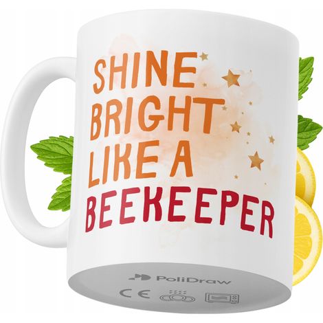 Taza para apicultor. Divertida taza de café o té con diseño gráfico y texto humorístico. Taza ideal para cumpleaños, santos, días festivos y ocasiones especiales. Perfecta para el hogar, la oficina o  (1/5)