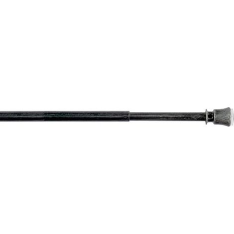 Astine scorritenda titan nero argento da cm 50 a cm 60 confezione pezzi 2