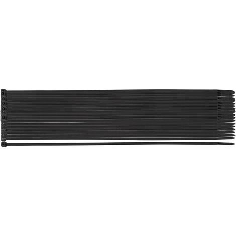 Bridas para cables Extreme de 3,6 × 300 mm, negras, 100 unidades. (1/5)