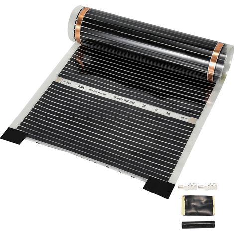 Riscaldamento a pavimento elettrico con film ad infrarossi: Calore nero. 200cmx50cm. 220W/m² (1/5)